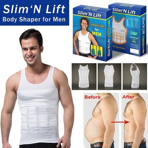 Slim N Fit Body Shaper Vest Compression Shirt | VELONIX Official Product #1