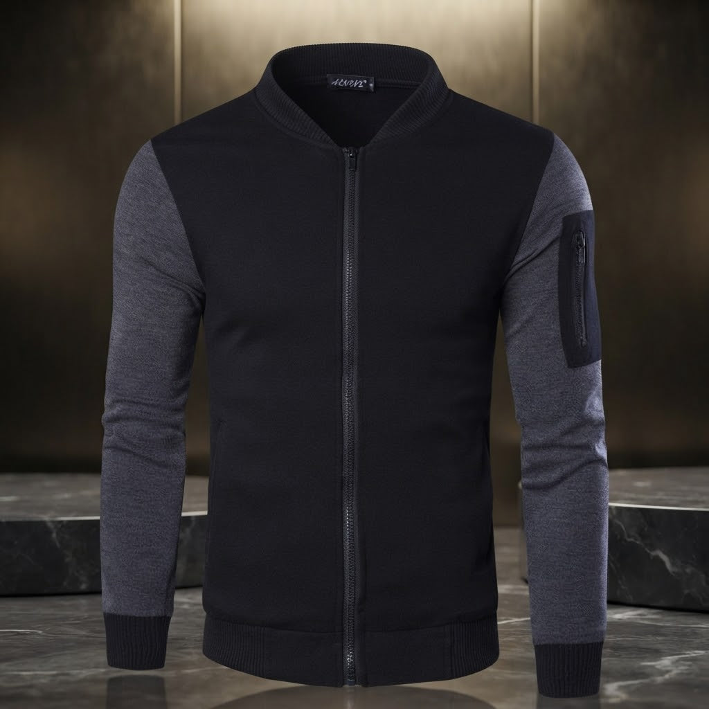 Men's Winter Bomber Zipper Jacket | VELONIX Official Product #3